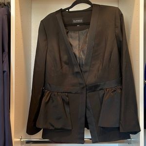 Black Eloquii Peplum Blazer BNWT